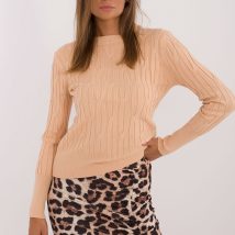 Sweter Damski Model AT-SW-2338-2.00 Camel – AT