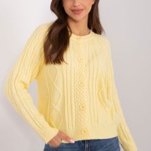Sweter Damski Model AT-SW-2346-2.99P Light Yellow – AT