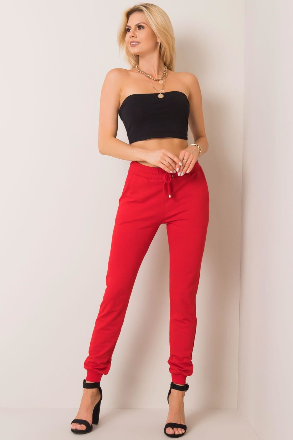 Spodnie Dresowe Model RV-DR-5040.92 Red - BFG - obrazek 3