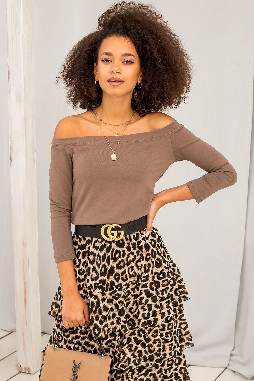 Bluzka Model RV-BZ-4692.99 Brown - BFG - obrazek 3