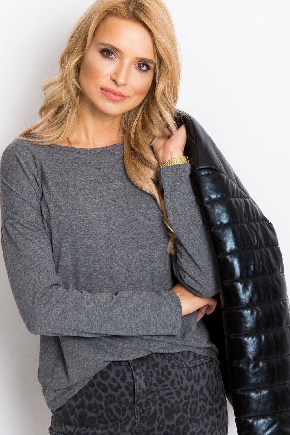 Bluzka Model RV-BZ-5121.19P Dark Grey - BFG