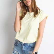 T-shirt Damski Model RV-TS-4833.24P Light Yellow – BFG