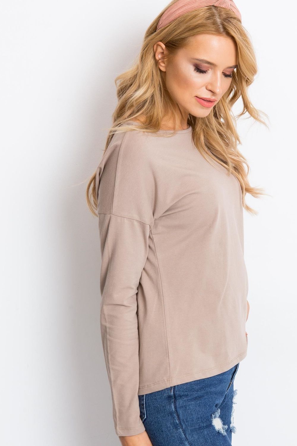 Bluzka Model RV-BZ-5121.23P Dark Beige - BFG - obrazek 4