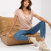 T-shirt Damski Model B-014.43 Beige – BFG