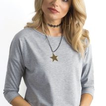 Bluzka Model RV-BZ-4661.48P Grey – BFG