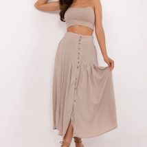 Spódnica Model D73761M50187B Dark Beige – Sublevel