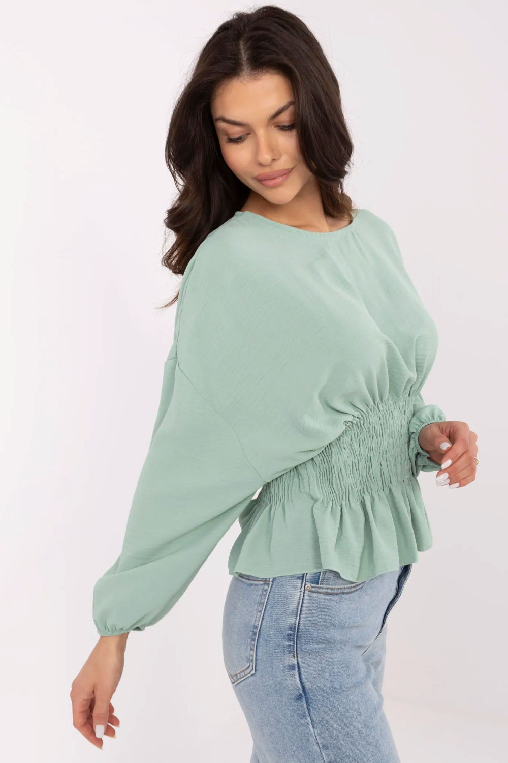 Bluzka Model D50021F11088A Pistacja - Sublevel - obrazek 3