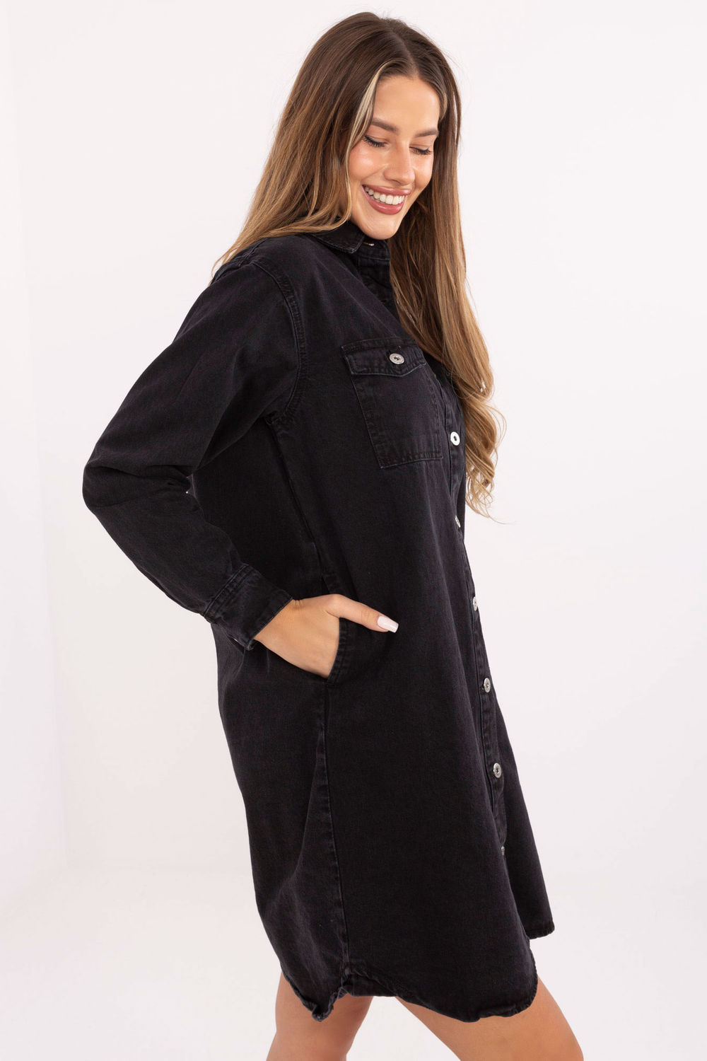 Sukienka Model D80026BI30469B158 Black - Sublevel - obrazek 3