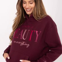 Bluza Damska Model D10608BC02802A4NO Bordo – Sublevel