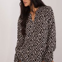 Bluzka Model D73771M11186B Black/Beige – Sublevel