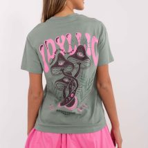 T-shirt Damski Model D12022AC02645H Pistacja – Sublevel