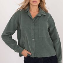 Koszula Damska Model D70046M11184A1 Dark Green – Sublevel