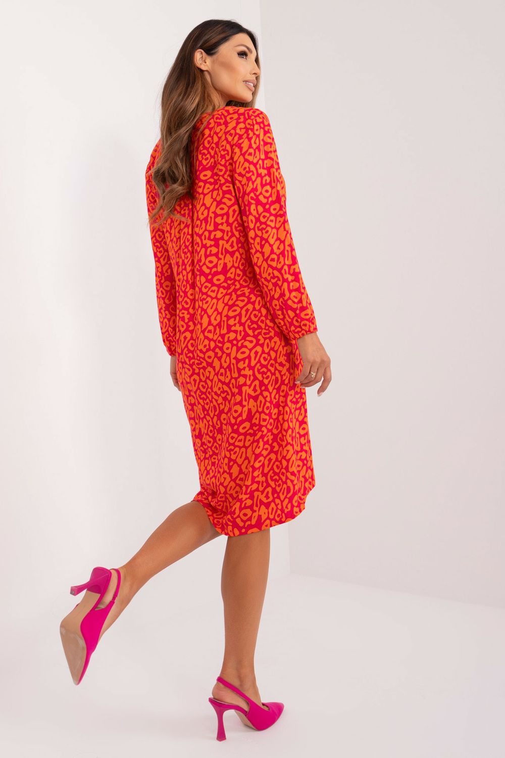 Sukienka Model D73771M30427B Fuksja - Sublevel - obrazek 4