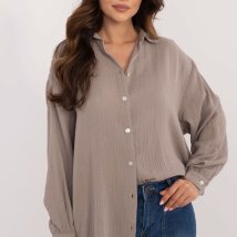 Koszula Damska Model D70032M11066D1 Dark Beige – Sublevel