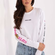 Bluzka Model D12022M02688B White – Sublevel