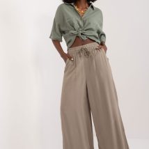 Spodnie Damskie Model D73761M62237E Khaki – Sublevel