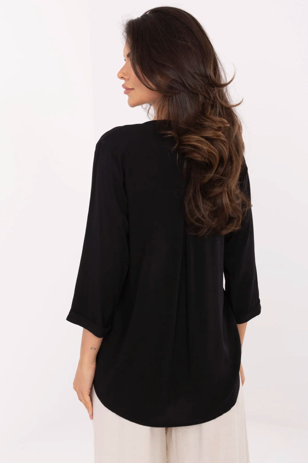 Bluzka Model D73761M11174B Black - Sublevel - obrazek 4