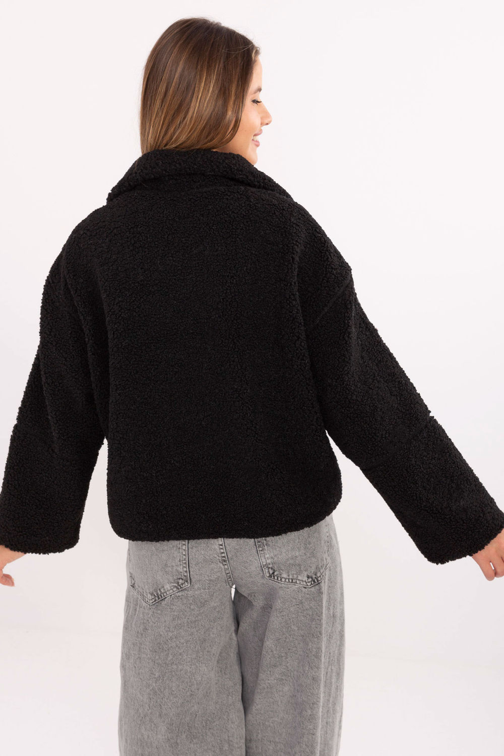 Kurtka Damska Model D46014XB43433A2 Black - Sublevel - obrazek 4