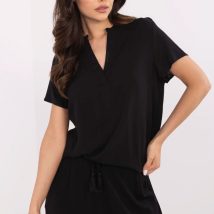 Bluzka Model D73761M11173A Black – Sublevel