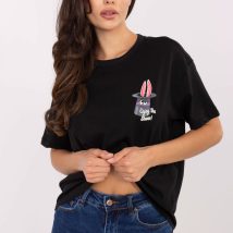 Tshirt Damski Model D12022AI02645S Black – Sublevel