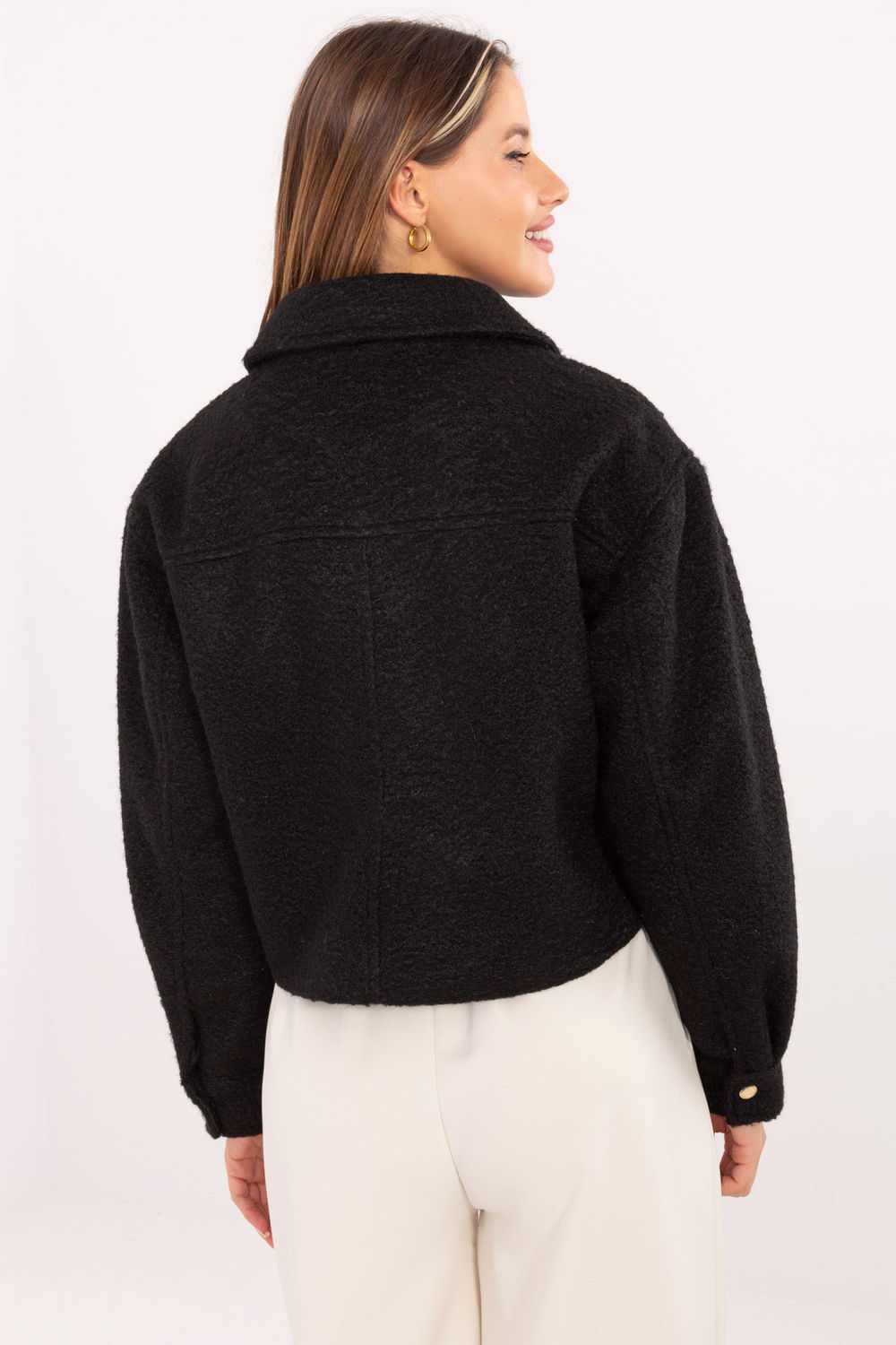 Kurtka Damska Model D46015XB43434A3 Black - Sublevel - obrazek 4