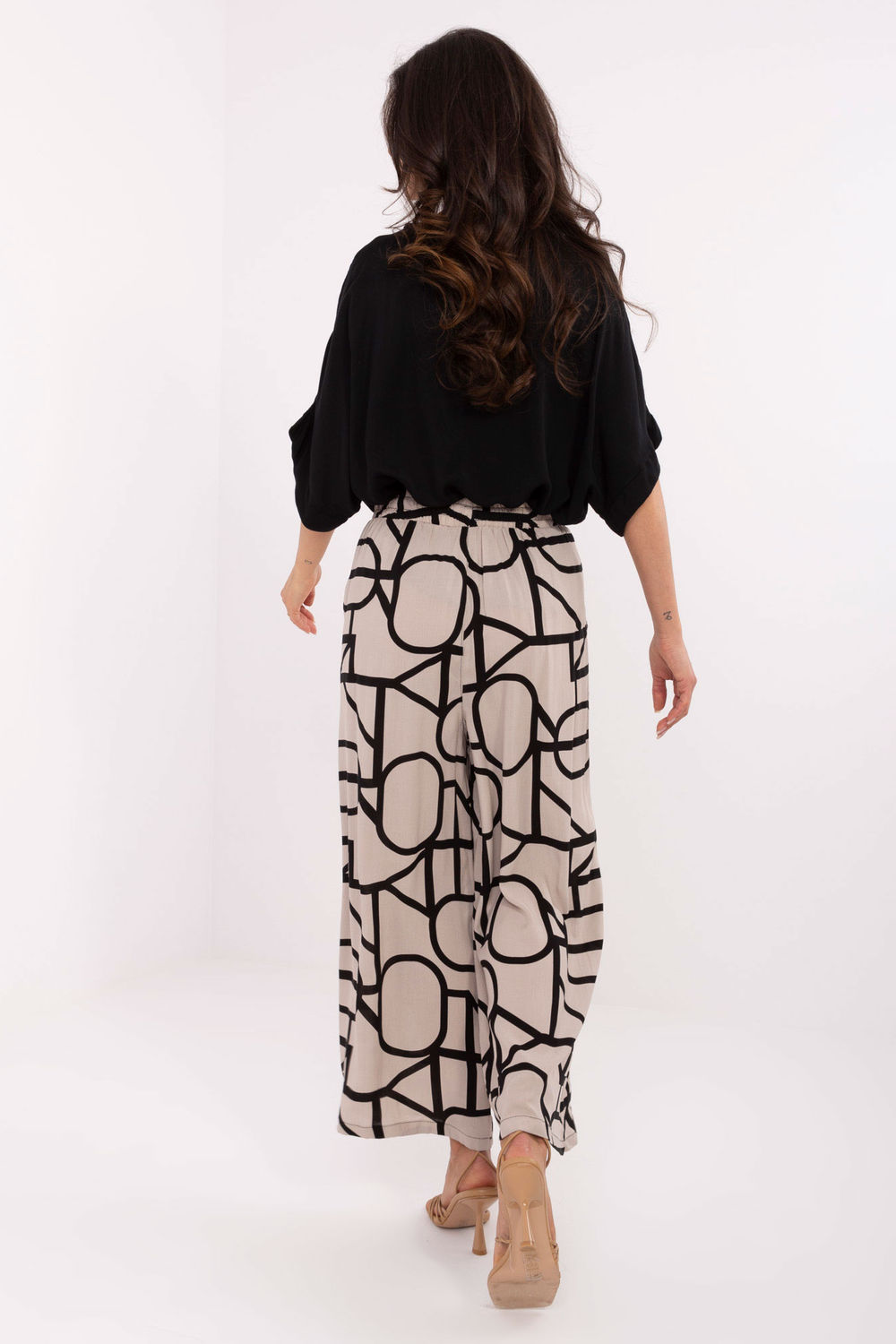 Spodnie Damskie Model D73771M62237G Beige - Sublevel - obrazek 4