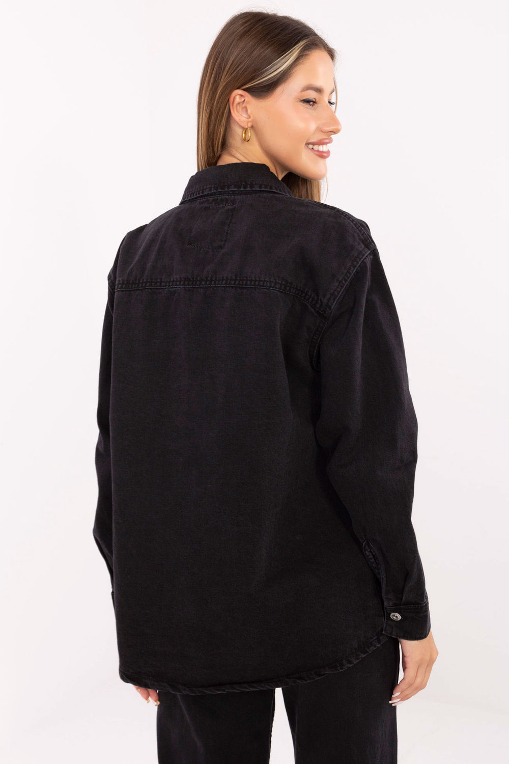 Kurtka Damska Model D80026BI11280B158 Black - Sublevel - obrazek 4