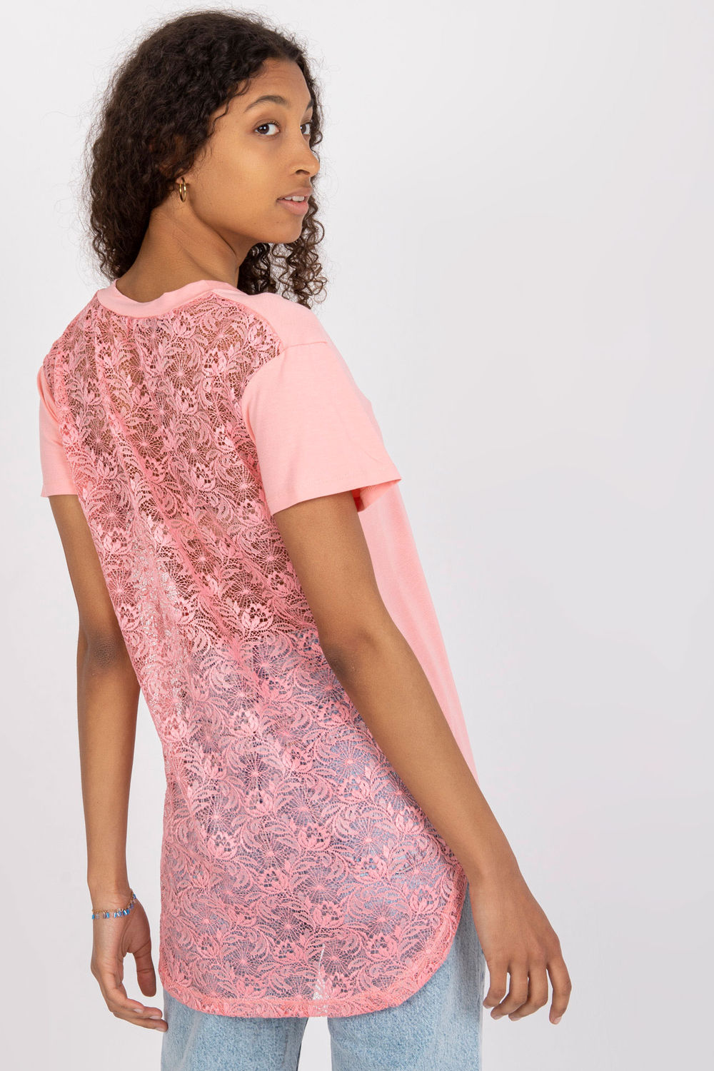 Bluzka Model FA-BZ-7724.92P Light Pink - Fancy - obrazek 4