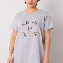 T-shirt Damski Model FA-TS-6892.88 Grey – Fancy