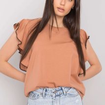 Bluzka Model FA-BZ-7063.53P Camel – Fancy