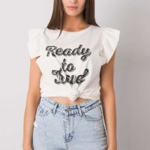 Bluzka Model FA-BZ-7191.10P Ecru – Fancy