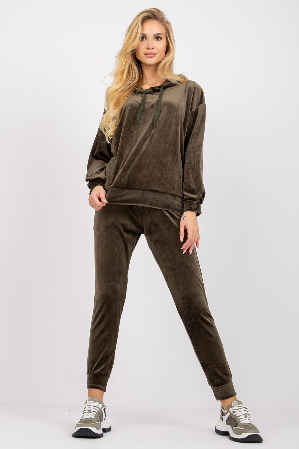 Spodnie Komplet Model FA-KMPL-7512.42P Khaki - Fancy - obrazek 3