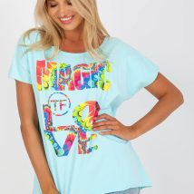 Bluzka Model FA-BZ-7964.93 Light Blue – Fancy