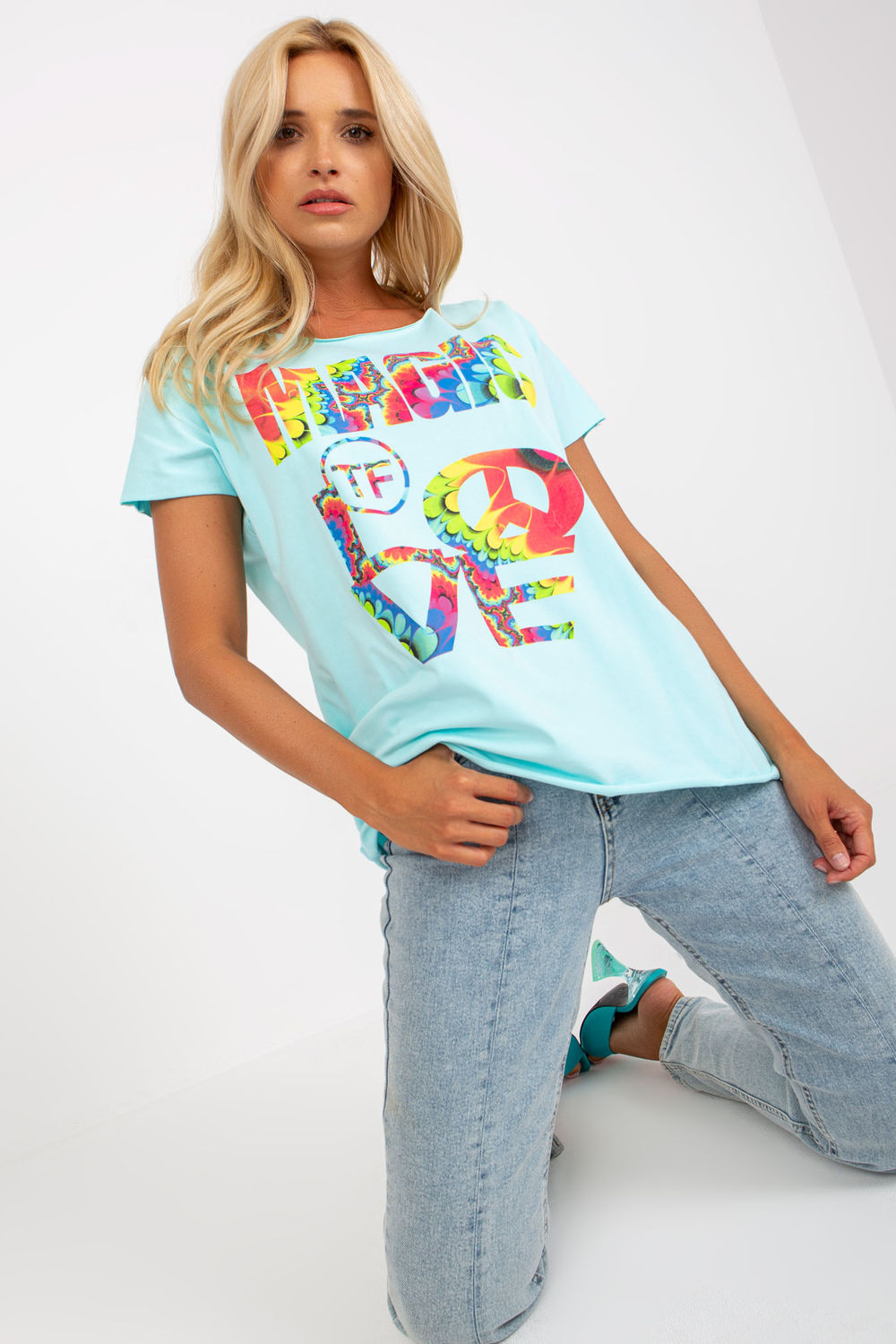 Bluzka Model FA-BZ-7964.93 Light Blue - Fancy - obrazek 3