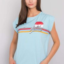 Tshirt Damski Model FA-BZ-7139.73P Light Blue – Fancy