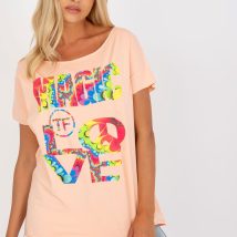 Bluzka Model FA-BZ-7964.93 Brzoskwinia – Fancy