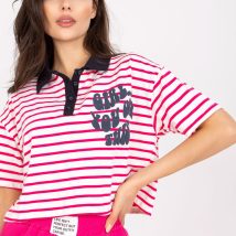 Bluzka Model FA-BZ-7785.91P White/Pink – Fancy