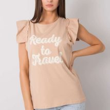 Bluzka Model FA-BZ-7191.10P Beige – Fancy