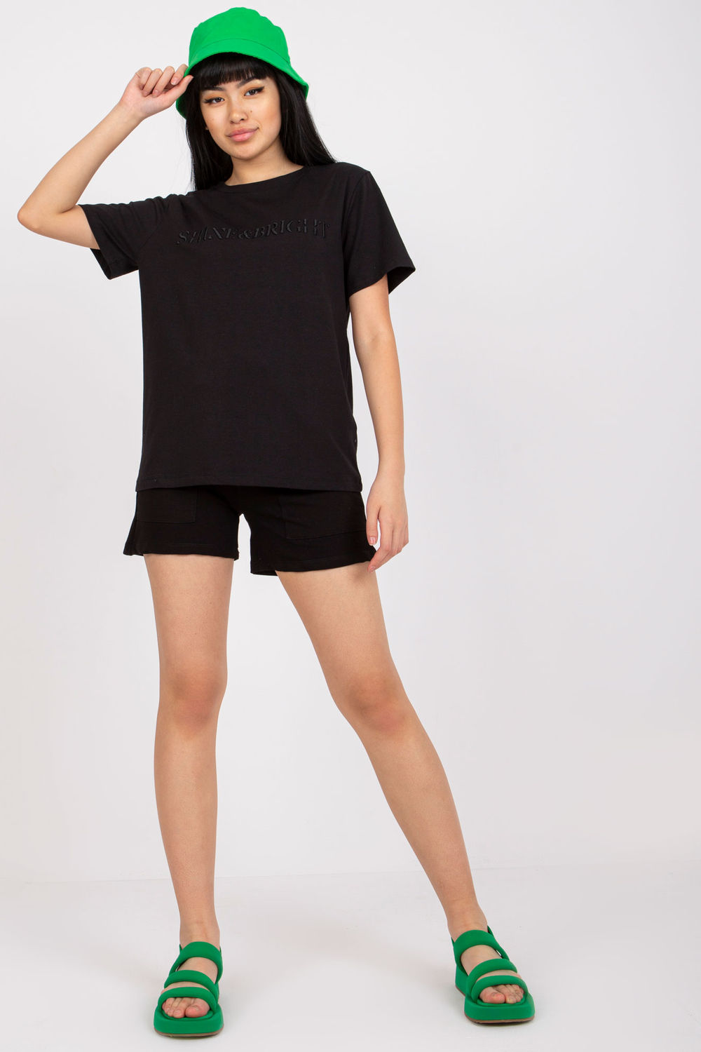 Spodnie Komplet Model FA-KMPL-7665.11 Black - Fancy - obrazek 3