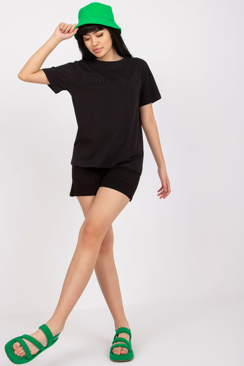 Spodnie Komplet Model FA-KMPL-7665.11 Black - Fancy - obrazek 4