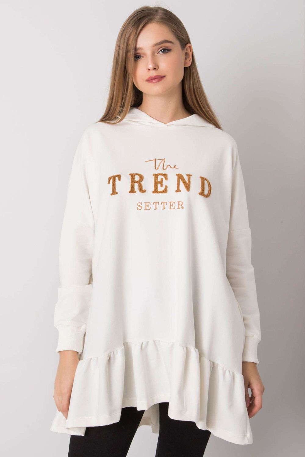 Tunika Model FA-TU-7369.41X Ecru - Fancy - obrazek 3