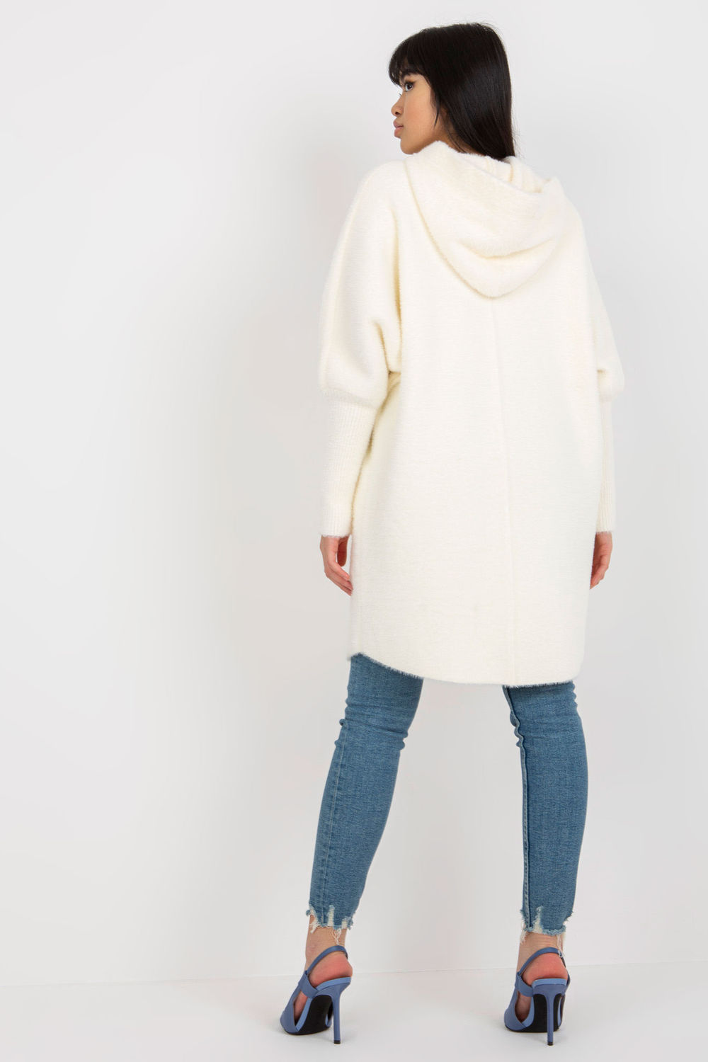 Płaszcz Damski Model MBM-PL-19905-1.96P Ecru - MBM - obrazek 4