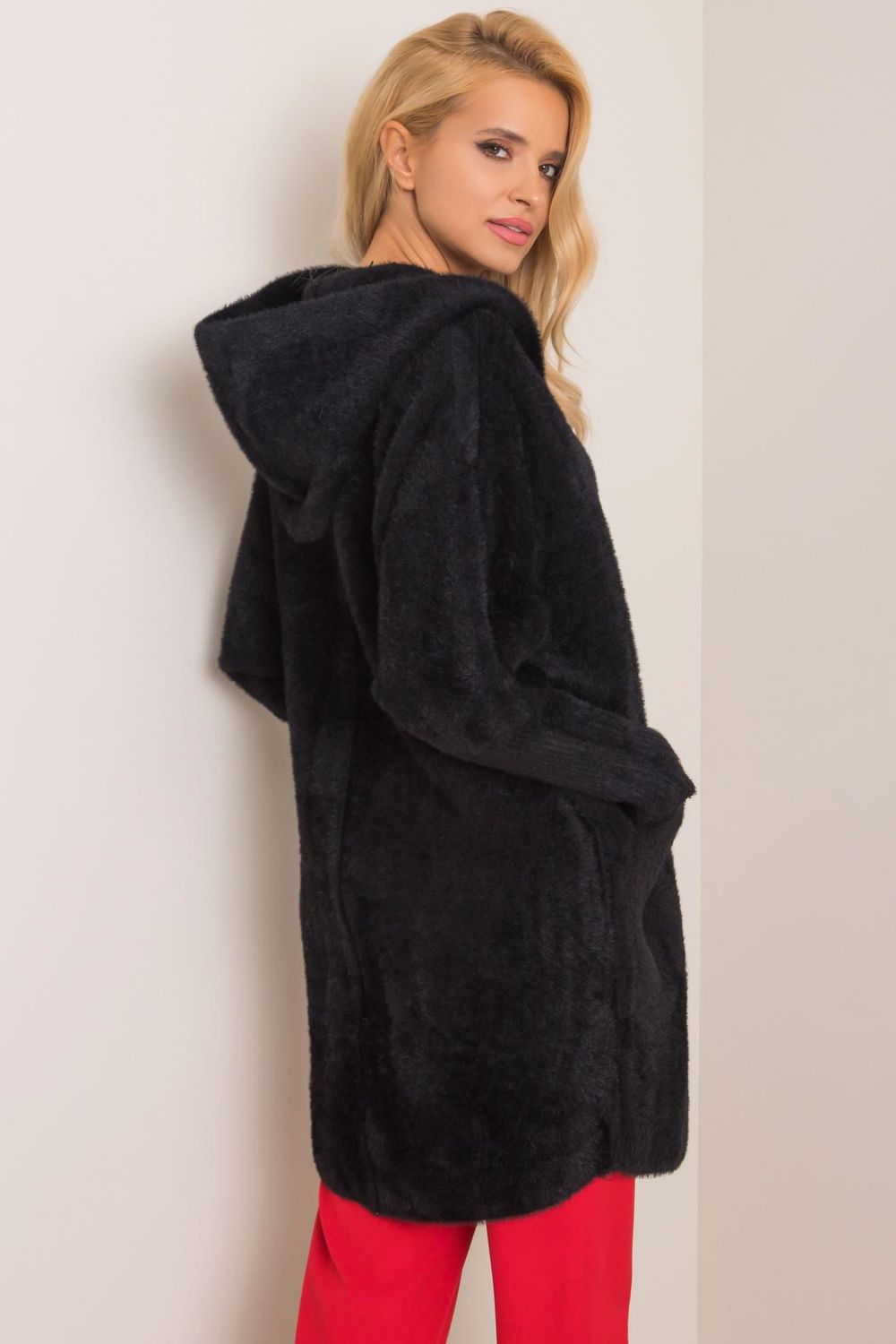 Płaszcz Damski Model MBM-PL-1518.95P Black - MBM - obrazek 3