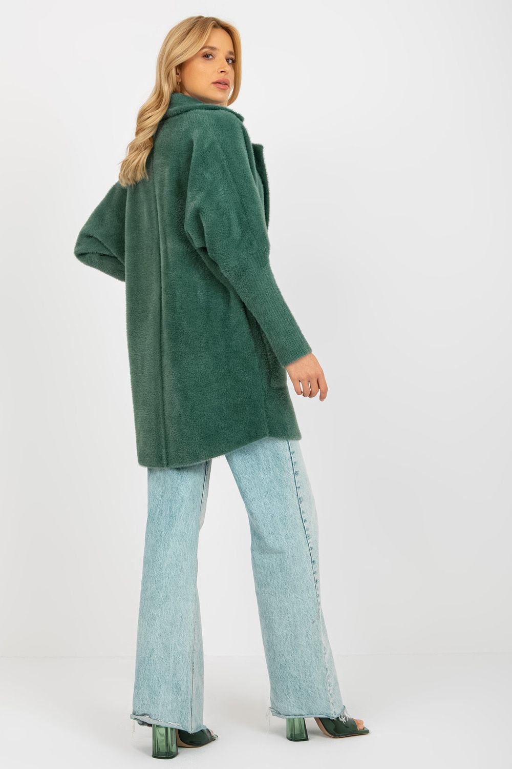 Płaszcz Damski Model MBM-PL-1517.00P Dark Green - MBM - obrazek 4