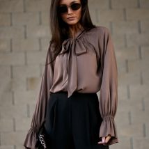 Bluzka Model Isabel CAP BLU0217 Cappuccino – Roco Fashion