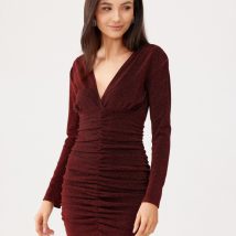 Sukienka Model Maya CBO SUK0489 Black/Bordo – Roco Fashion