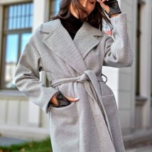 Płaszcz Damski Model CZB PLA0027 Grey – Roco Fashion