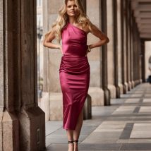 Sukienka Model Elen BOR SUK0437 Bordo – Roco Fashion