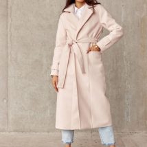 Płaszcz Damski Model BEJ PLA0017 Beige – Roco Fashion