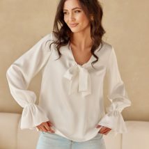 Bluzka Model Seraphina EKR BLU0208 Ecru – Roco Fashion